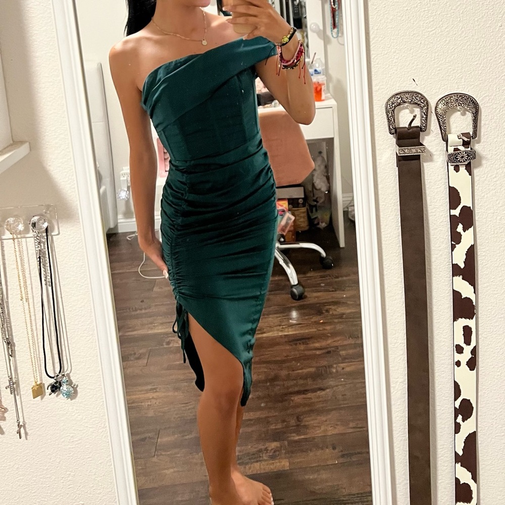 satin dress